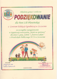 Podziękowanie 